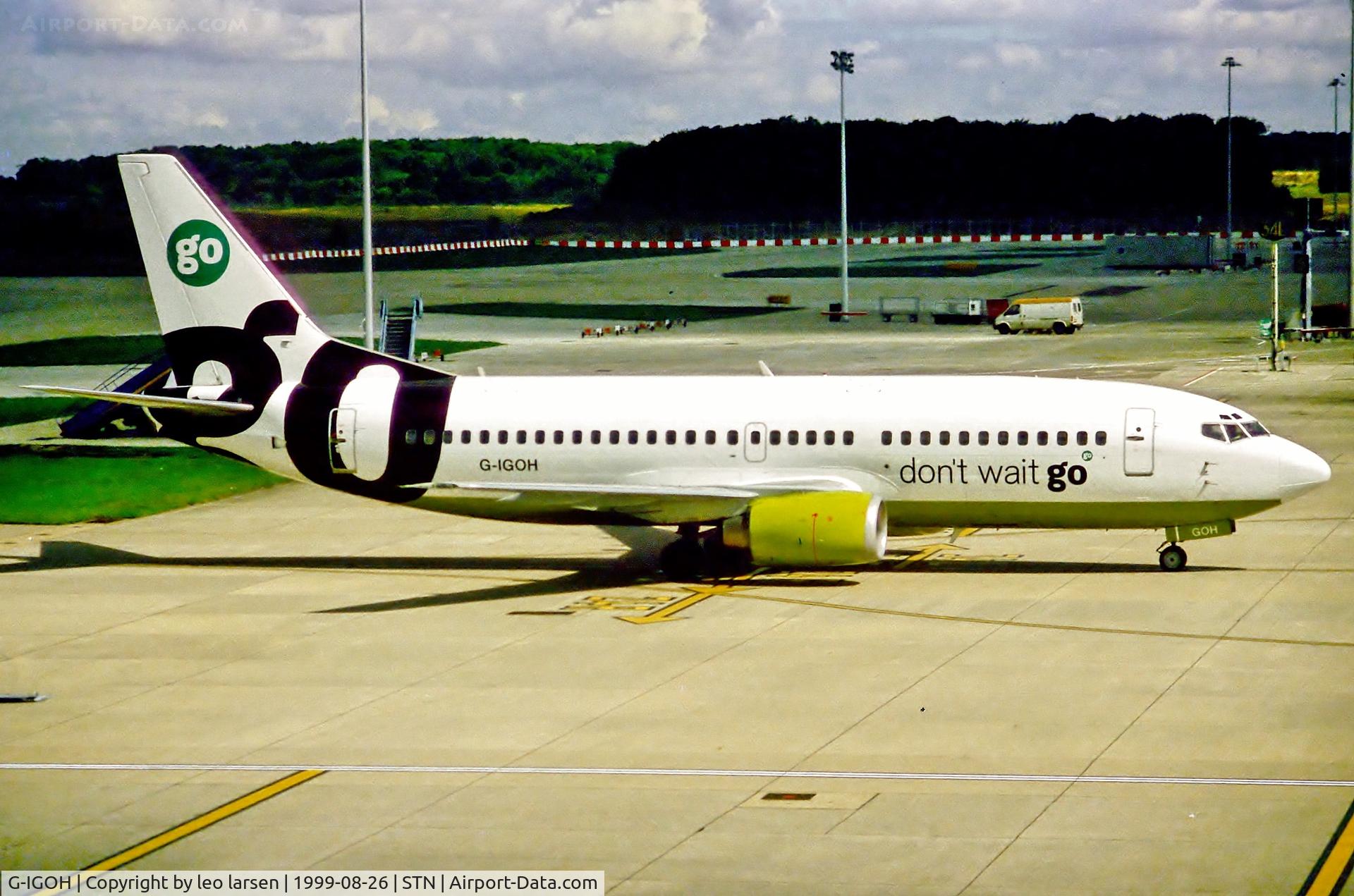 G-IGOH, 1988 Boeing 737-3Y0 C/N 23926, Stansted 26.8.99