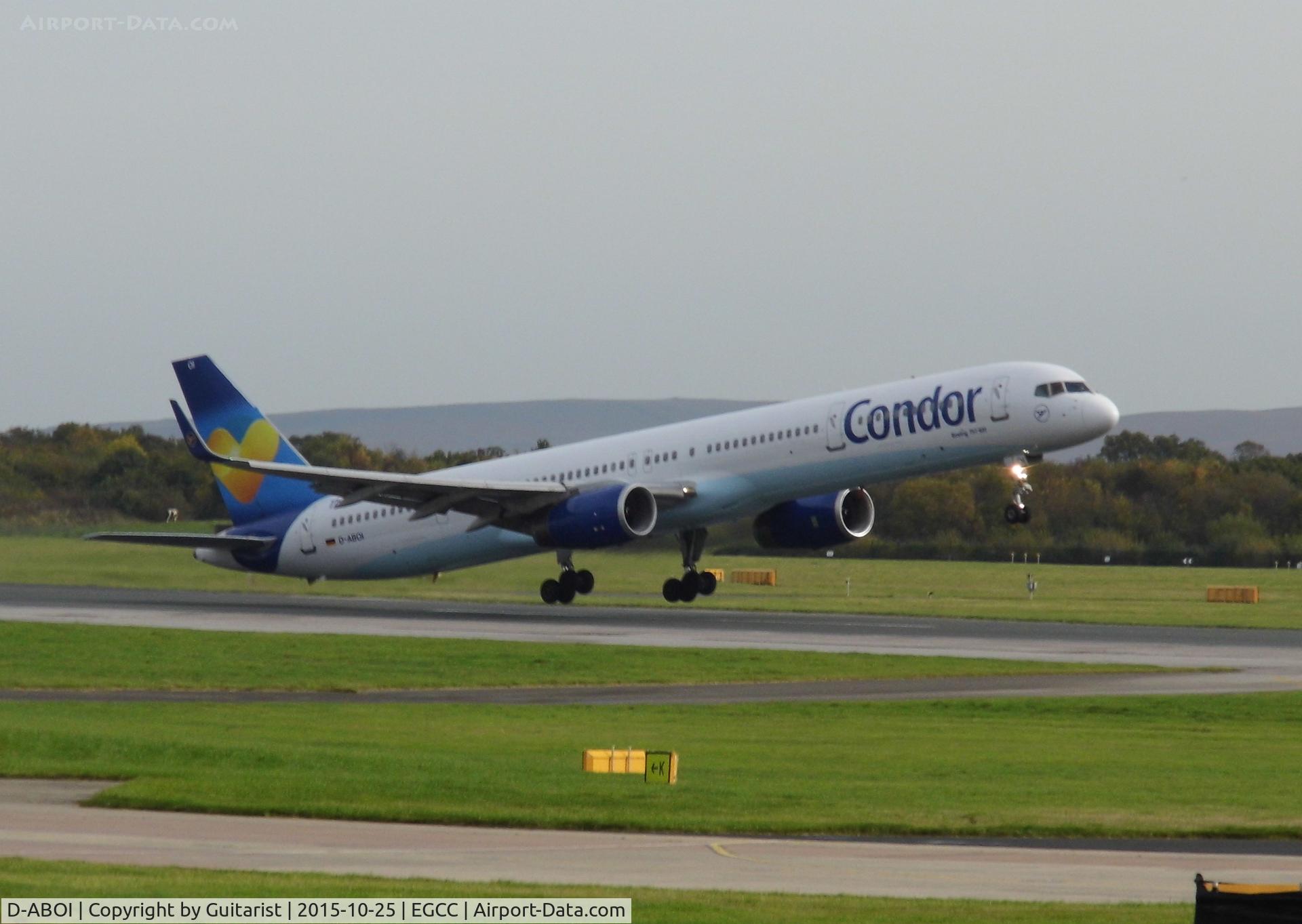 D-ABOI, 2000 Boeing 757-330 C/N 29018, At Manchester