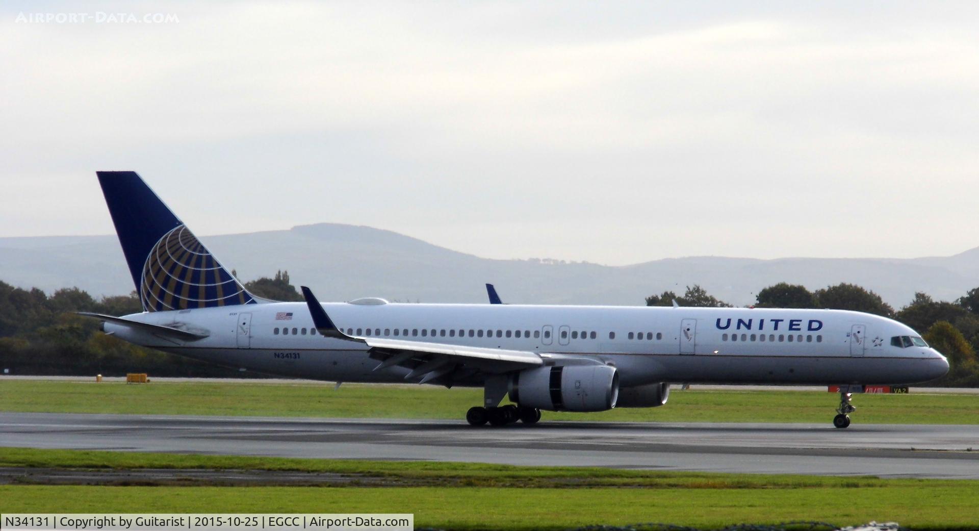 N34131, 1998 Boeing 757-224 C/N 28971, At Manchester