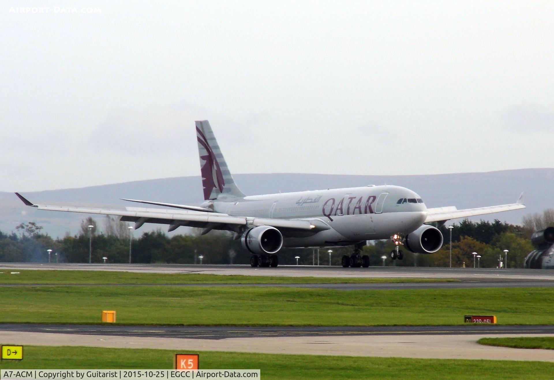 A7-ACM, 2007 Airbus A330-202 C/N 849, At Manchester
