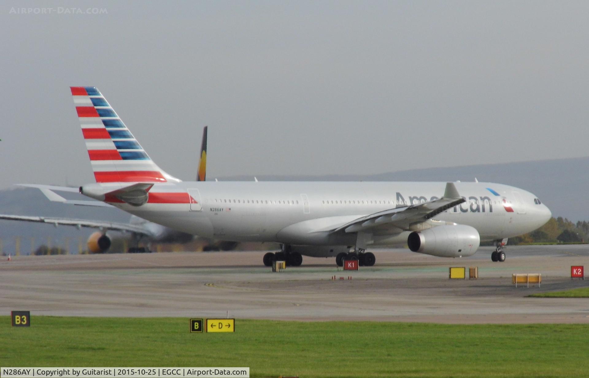 N286AY, 2013 Airbus A330-243 C/N 1415, At Manchester