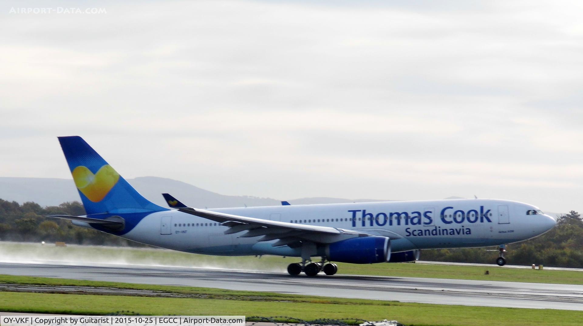OY-VKF, 1999 Airbus A330-243 C/N 309, At Manchester