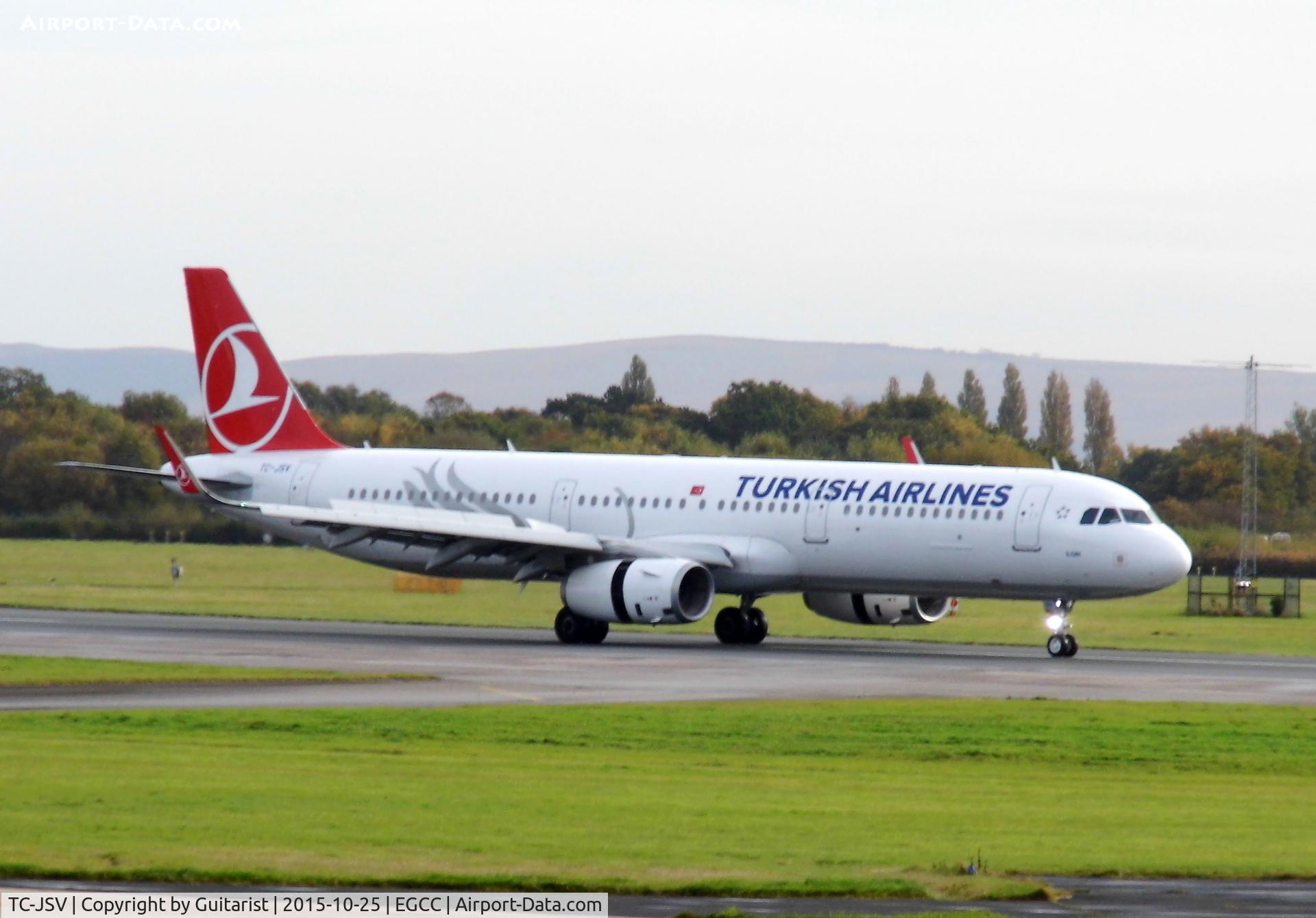TC-JSV, 2015 Airbus A321-231 C/N 6751, At Manchester