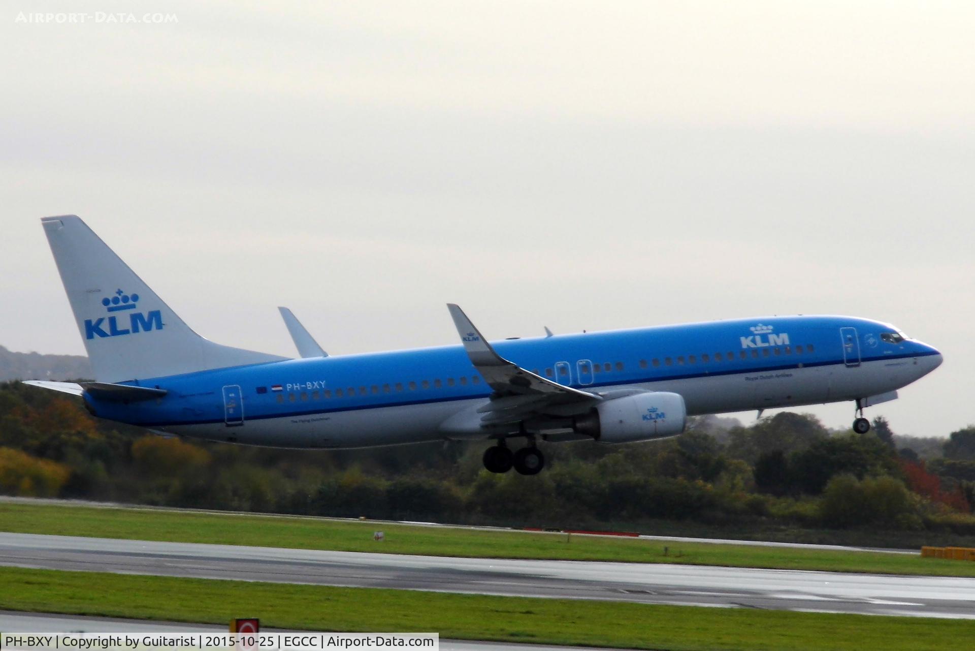 PH-BXY, 2008 Boeing 737-8K2 C/N 30372, At Manchester