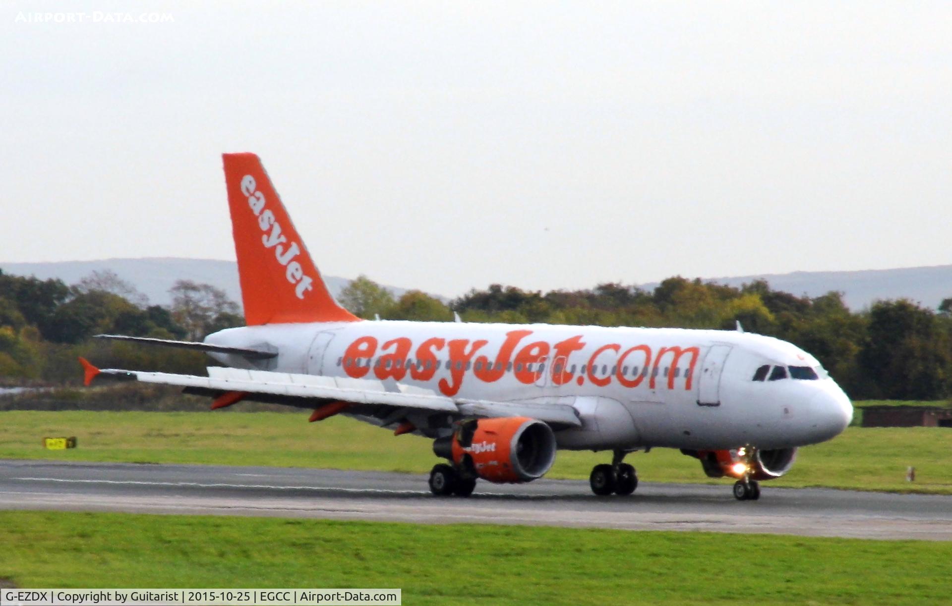 G-EZDX, 2009 Airbus A319-111 C/N 3754, At Manchester
