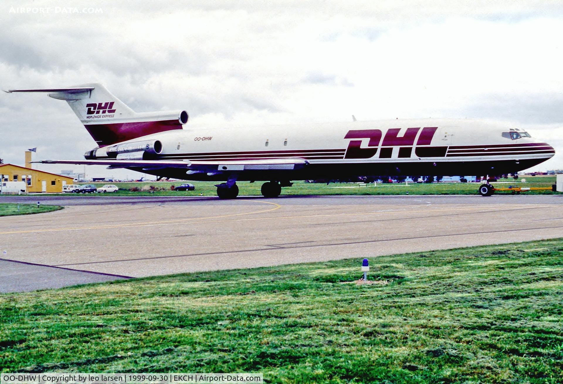 OO-DHW, 1976 Boeing 727-223(F) C/N 20993, Copenhagen 30.9.98