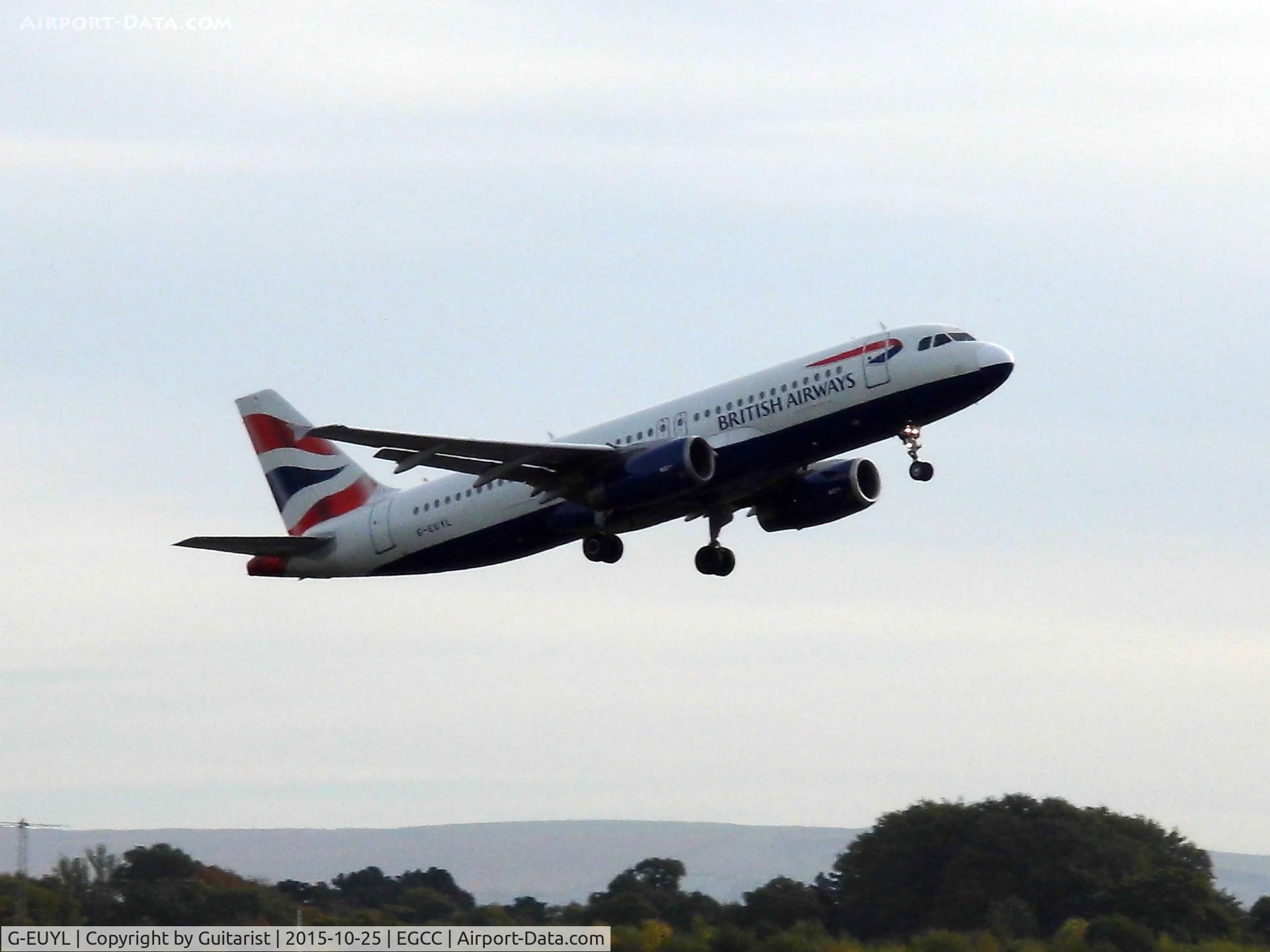 G-EUYL, 2011 Airbus A320-232 C/N 4725, At Manchester