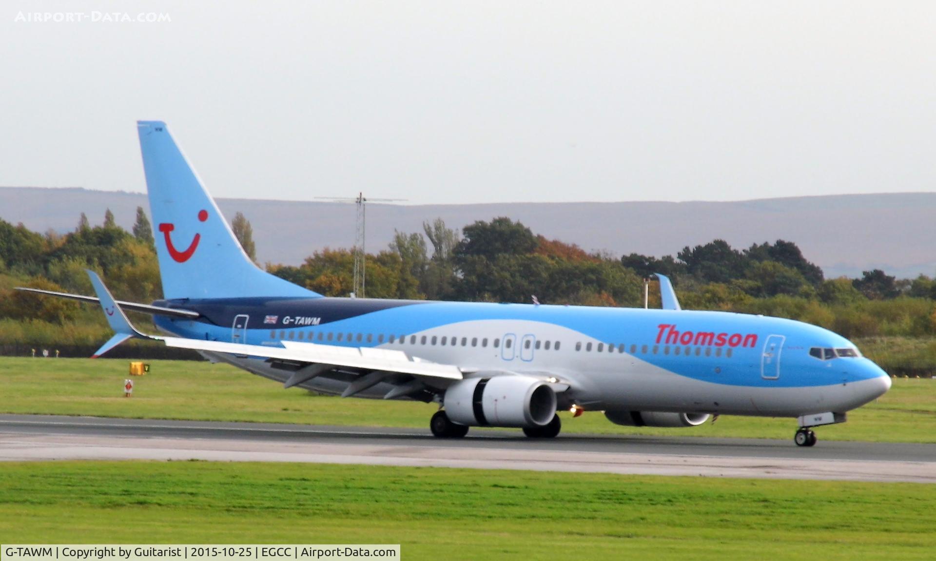 G-TAWM, 2013 Boeing 737-8K5 C/N 37249, At Manchester