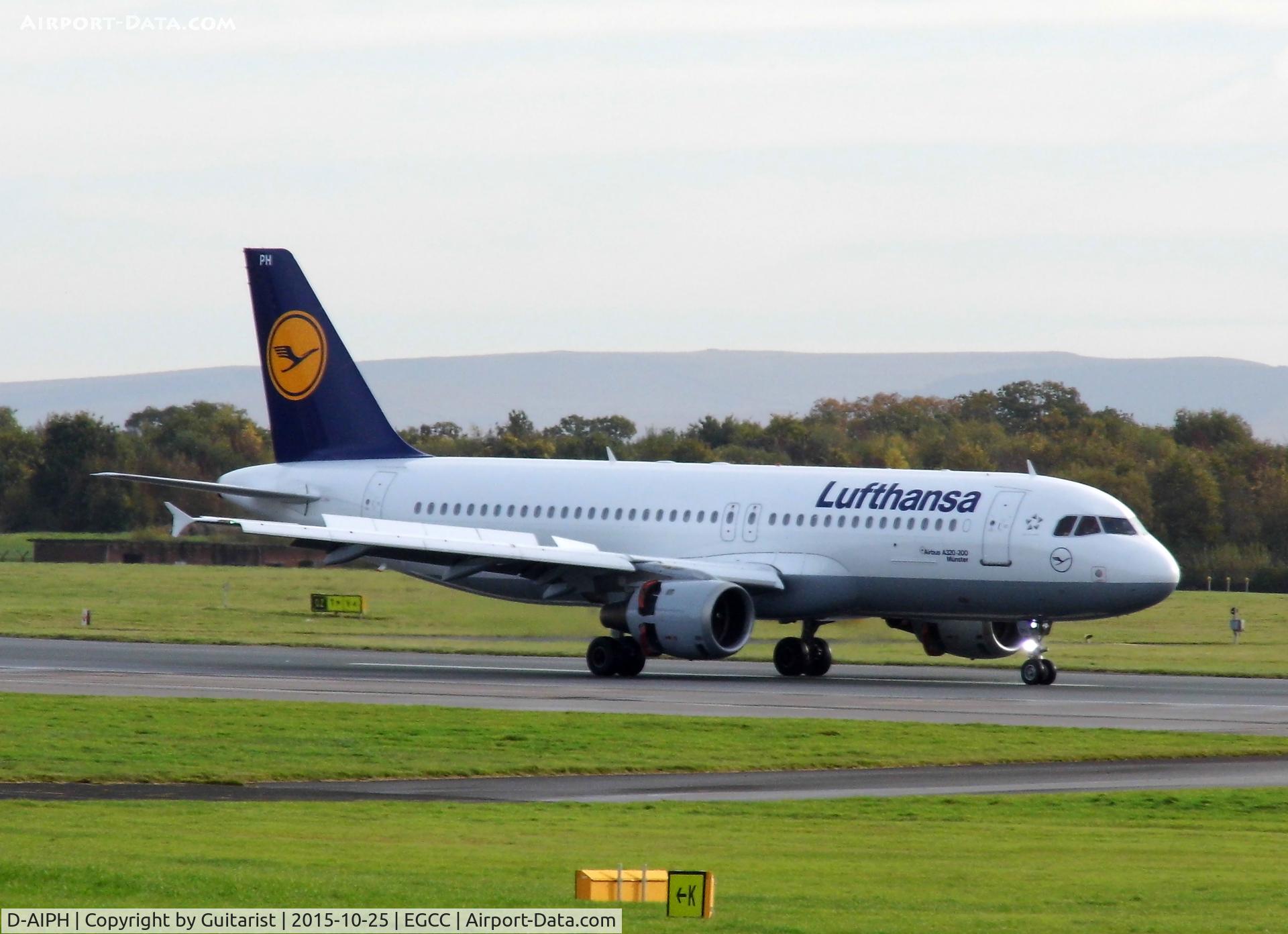 D-AIPH, 1989 Airbus A320-211 C/N 0086, At Manchester