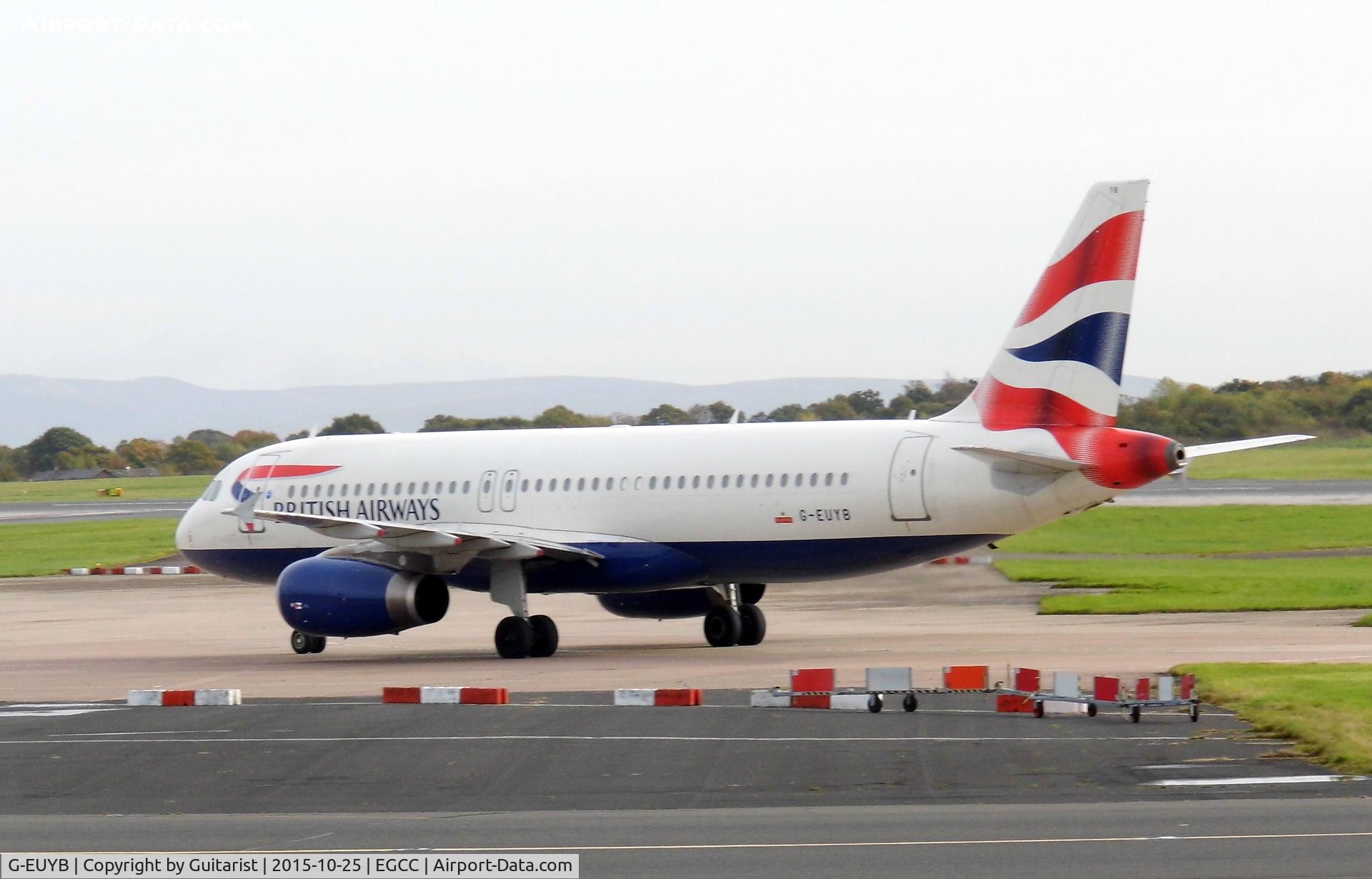 G-EUYB, 2008 Airbus A320-232 C/N 3703, At Manchester