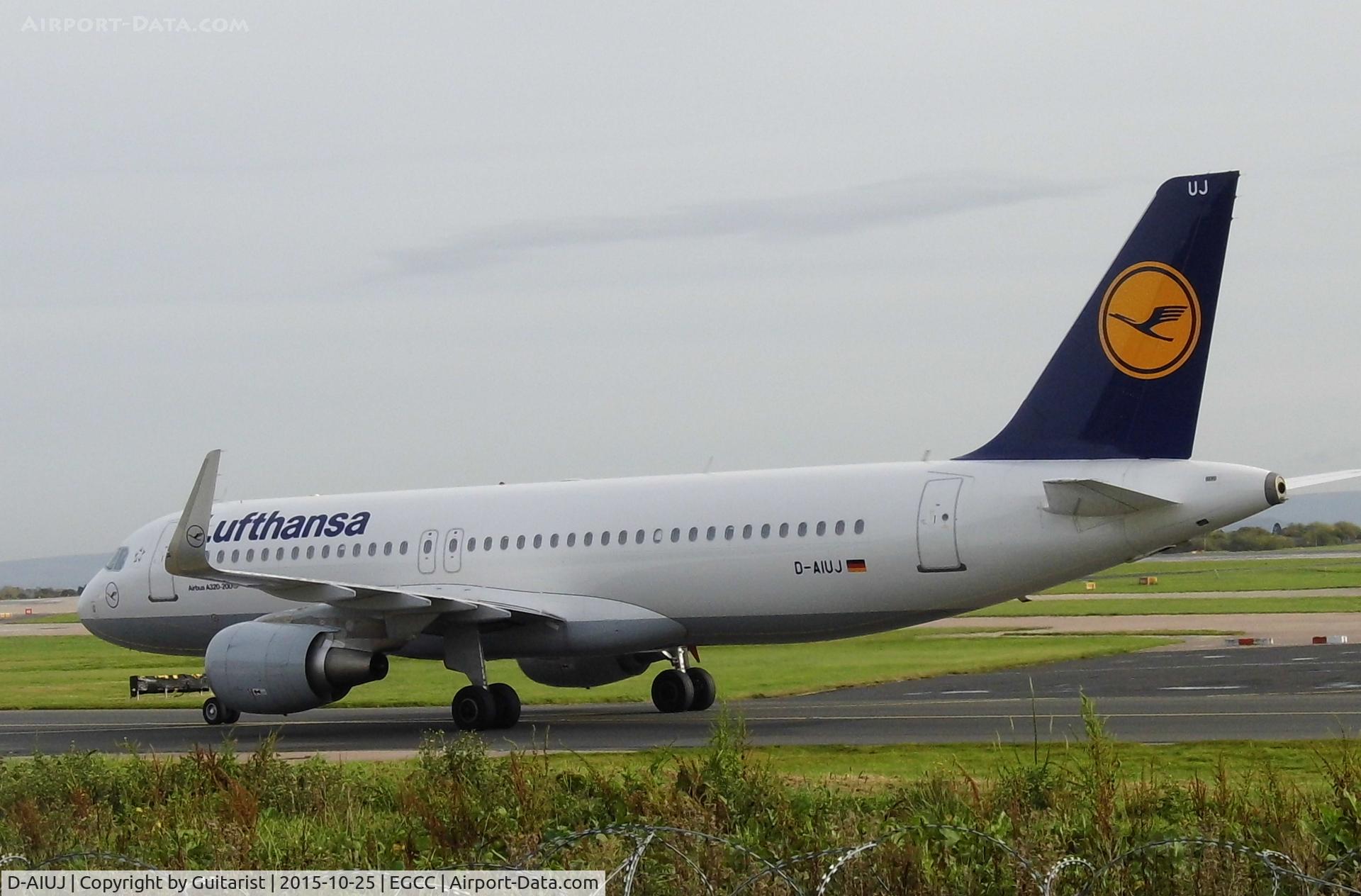 D-AIUJ, 2014 Airbus A320-214 C/N 6301, At Manchester