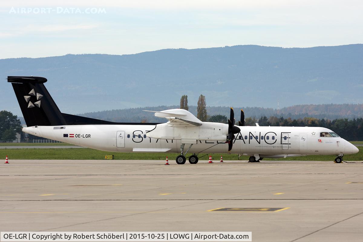 OE-LGR, 2001 De Havilland Canada DHC-8-402Q Dash 8 C/N 4045, OE-LGR @ LOWG
