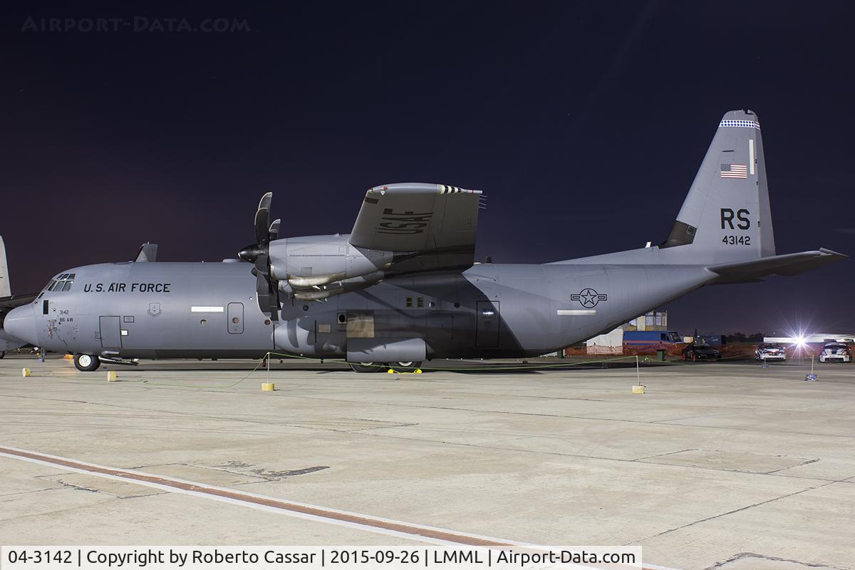 04-3142, 2004 Lockheed Martin C-130J-30 Super Hercules C/N 382-5558, Malta International Airshow 2015