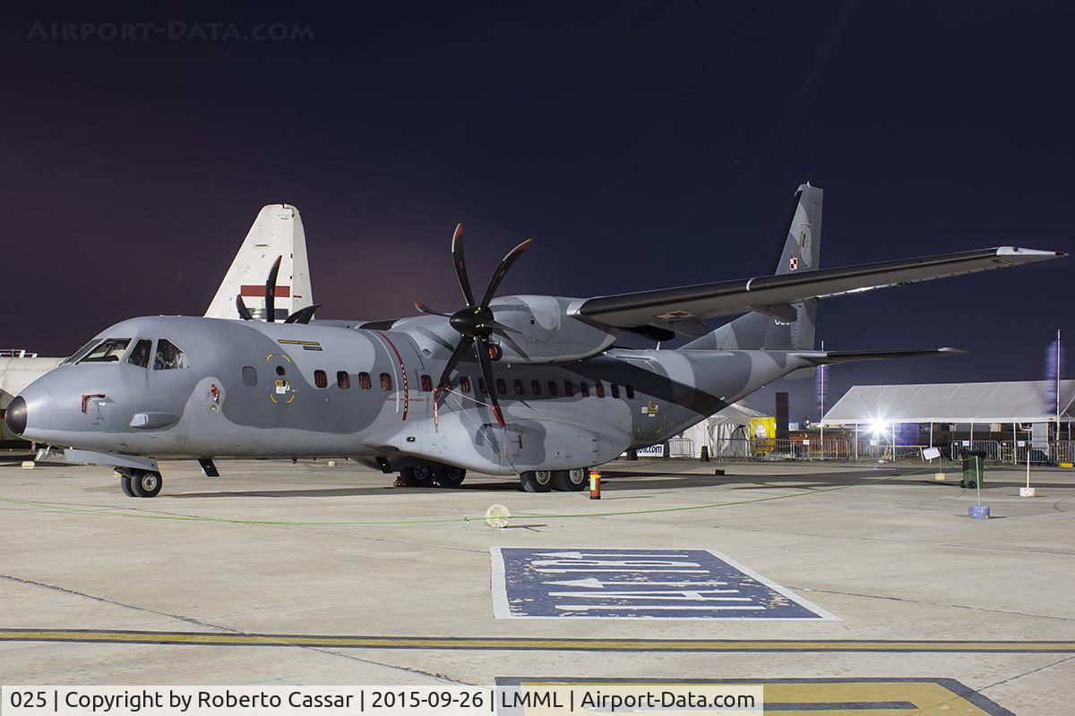 025, CASA C-295M C/N S-025, Malta International Airshow 2015