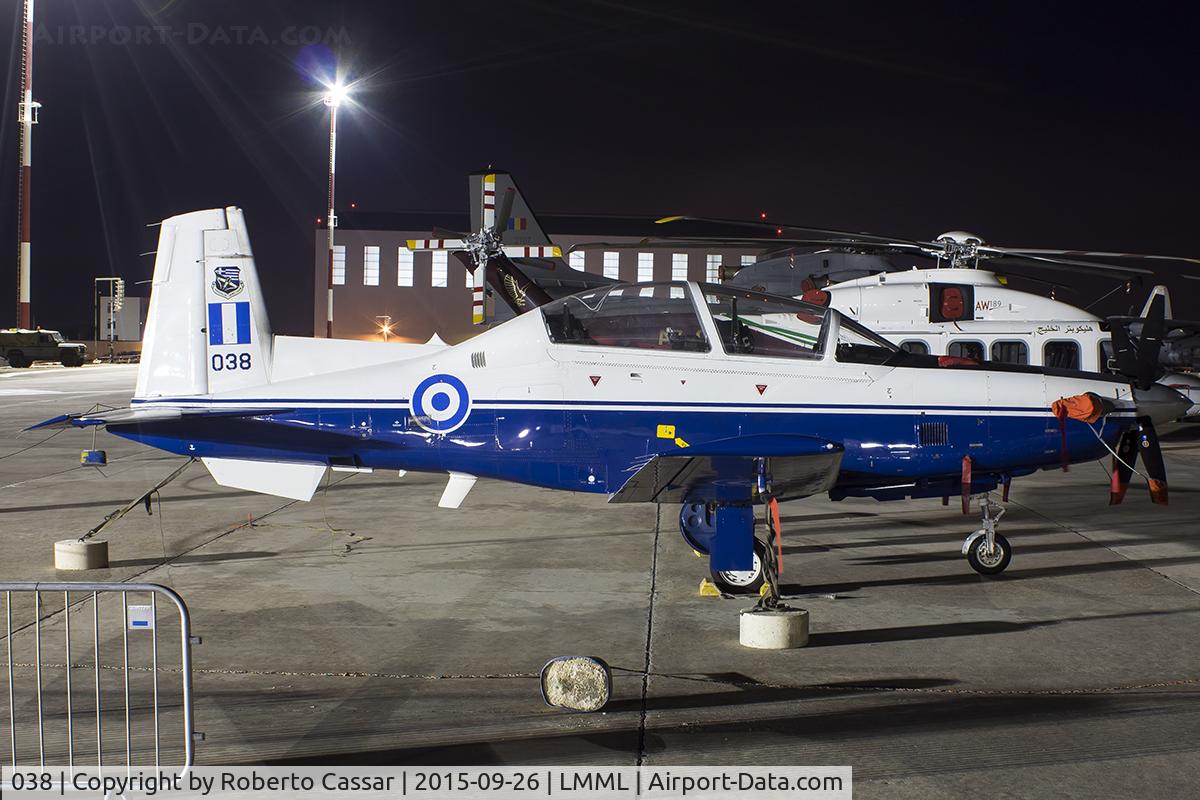 038, 2005 Raytheon T-6A Texan II C/N PG-38, Malta International Airshow 2015