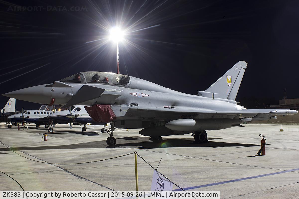 ZK383, 2013 Eurofighter EF-2000 Typhoon T.3 C/N BT028/393, Malta International Airshow 2015