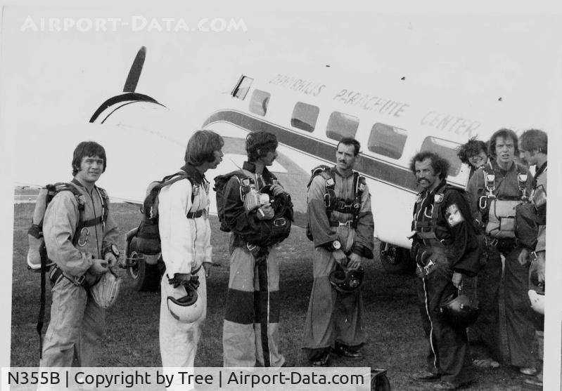 N355B, 1935 Lockheed 10-E Electra C/N 1042, Camera jump  Z-Hills Florida 1975