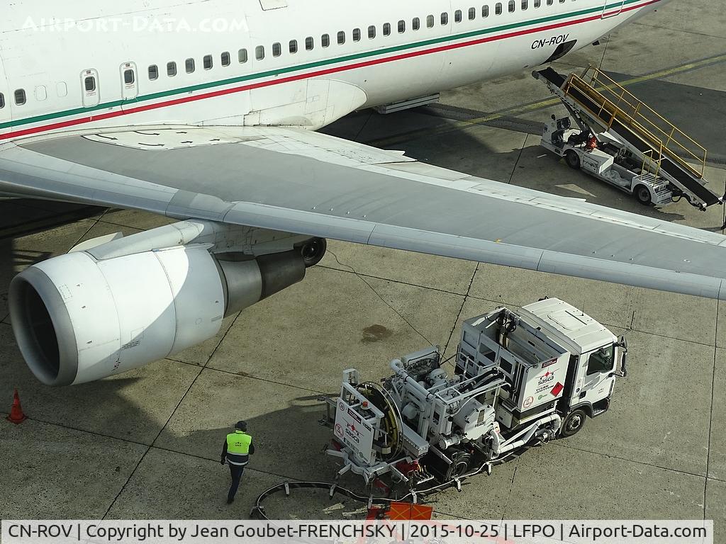 CN-ROV, 2000 Boeing 767-3Q8ER C/N 27686, RAM refueling to Casablanca