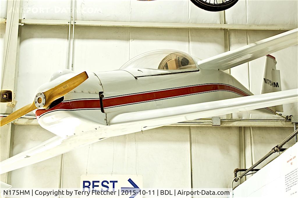 N175HM, 1982 QAC Quickie C/N 175, At the New England Air Museum at Bradley International Airport