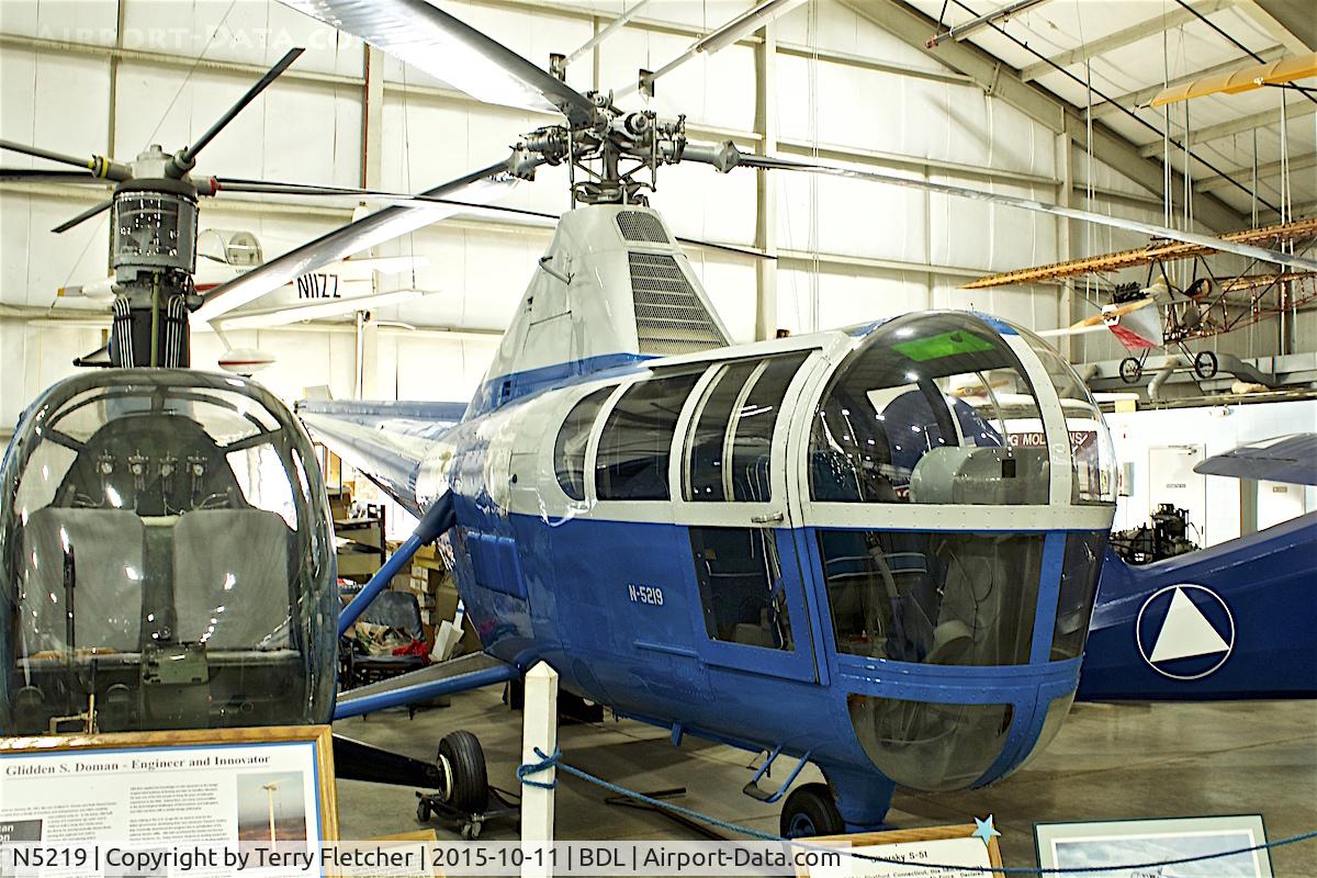 N5219, 1947 Sikorsky S-51 C/N 5119, At the New England Air Museum at Bradley International Airport