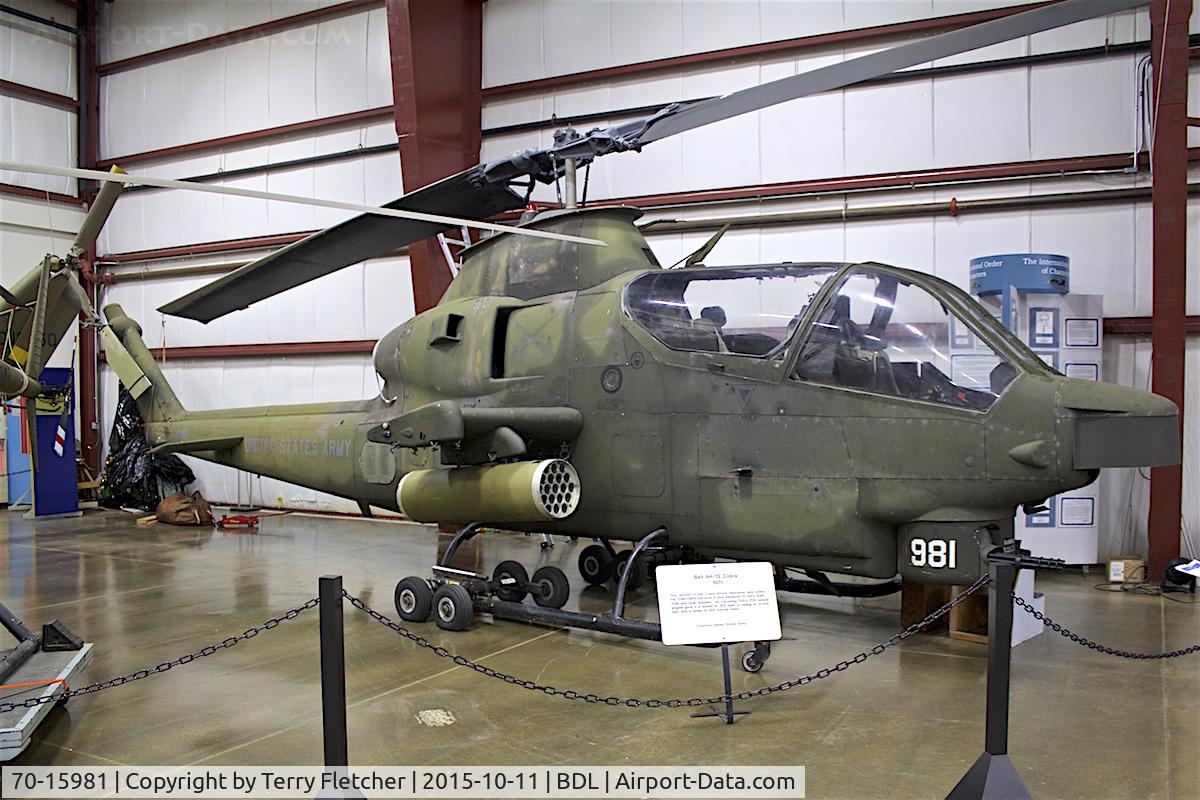 70-15981, 1971 Bell AH-1S Cobra C/N 20925, At the New England Air Museum at Bradley International Airport