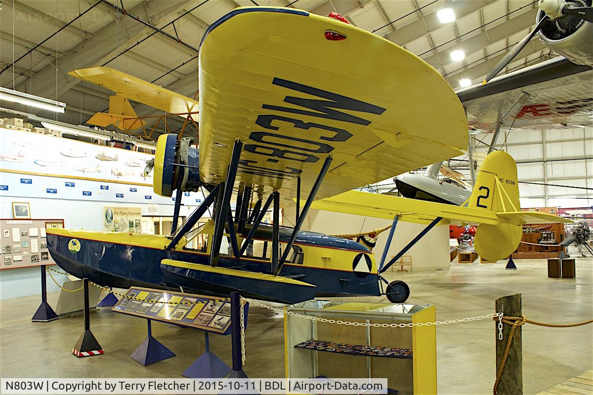 N803W, 1930 Sikorsky S-39-B C/N 904, At the New England Air Museum at Bradley International Airport