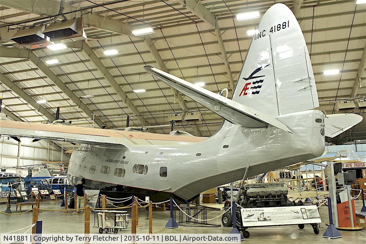 N41881, 1942 Sikorsky VS-44-A C/N 4402, At the New England Air Museum at Bradley International Airport