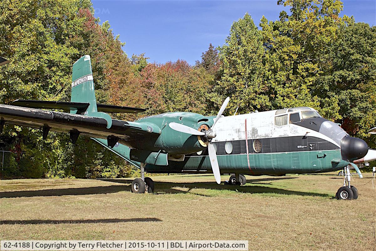 62-4188, 1962 De Havilland Canada C-7B Caribou C/N 130, At the New England Air Museum at Bradley International Airport