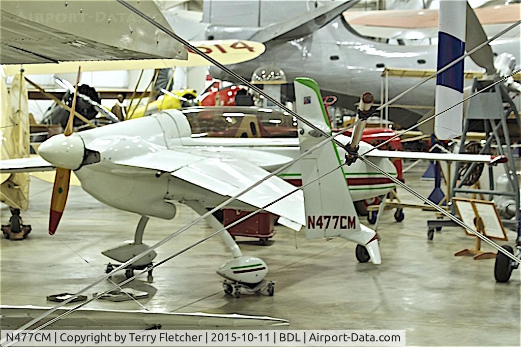 N477CM, Rutan VariEze C/N 0003, At the New England Air Museum at Bradley International Airport