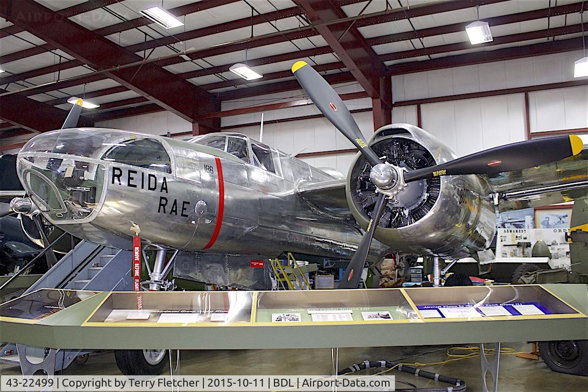 43-22499, 1943 Douglas A-26C Invader C/N 18646, At the New England Air Museum at Bradley International Airport
