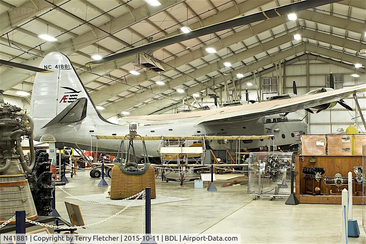 N41881, 1942 Sikorsky VS-44-A C/N 4402, At the New England Air Museum at Bradley International Airport