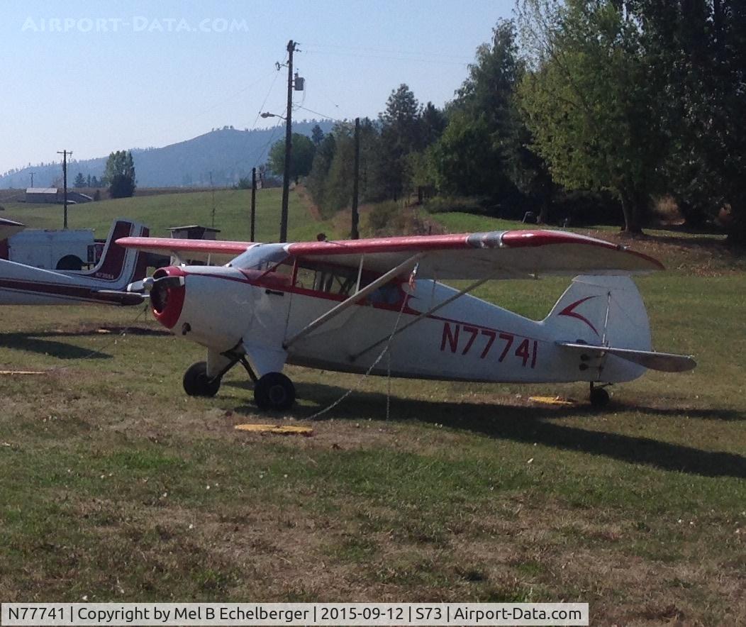 N77741, 1946 McClish Funk B85C C/N 371, Airport Day, and EAA Young Eagles program.