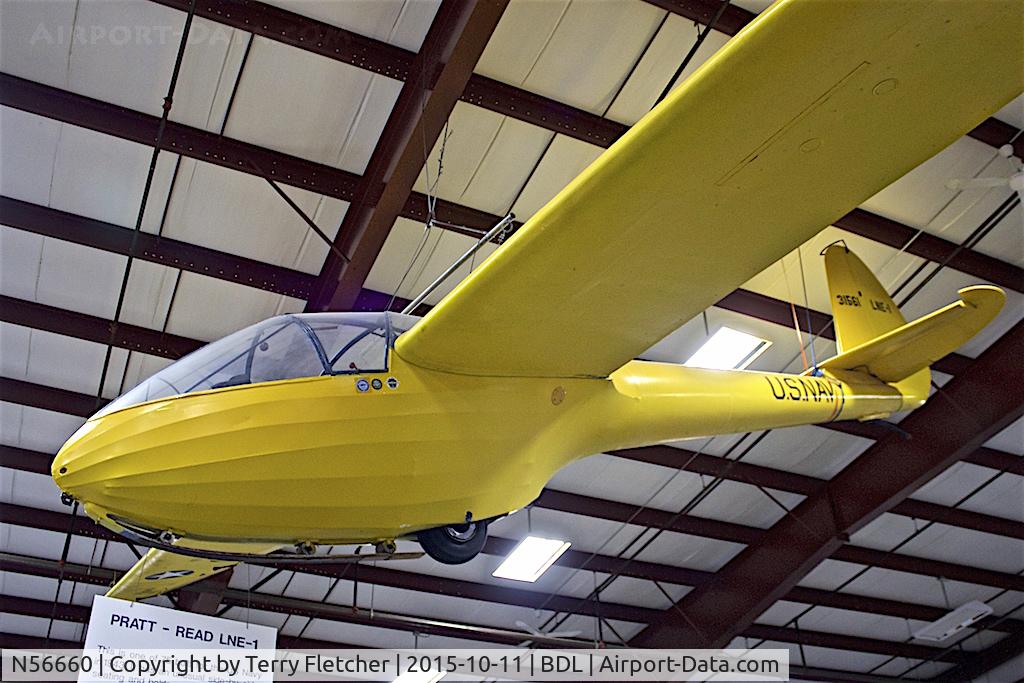 N56660, 1942 Pratt Read LNE-1 C/N PRG 01-68, At New England Air Museum