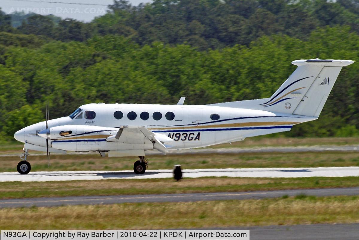 N93GA, 1986 Beech 300 C/N FA-93, Beech 300 Super King Air [FA-93] Atlanta-Dekalb Peachtree~N 22/04/2010
