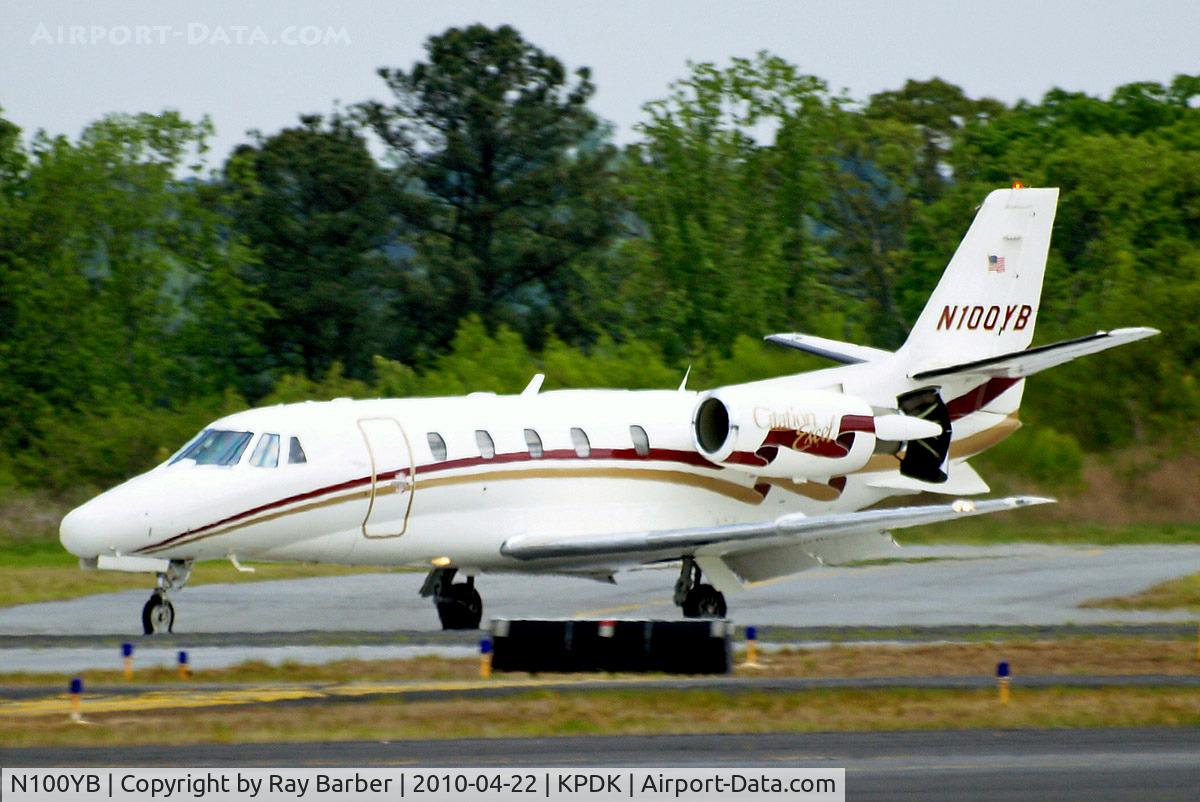 N100YB, Cessna 560XL Citation Excel C/N 560-5136, Cessna Citation Excel [560-5136] Atlanta-Dekalb Peachtree~N 22/04/2010