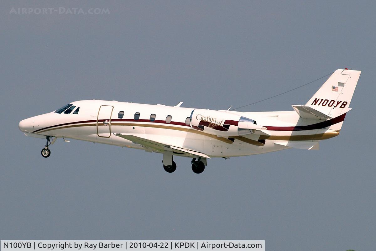 N100YB, Cessna 560XL Citation Excel C/N 560-5136, Cessna Citation Excel [560-5136] Atlanta-Dekalb Peachtree~N 22/04/2010.