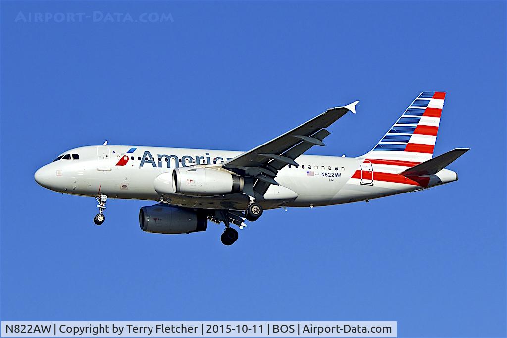 N822AW, 2000 Airbus A319-132 C/N 1410, 2000 Airbus A319-132, c/n: 1410