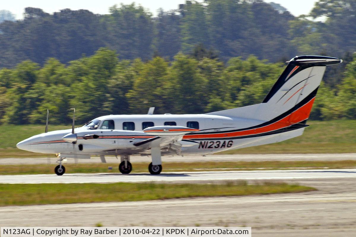 N123AG, 1981 Piper PA-42 Cheyenne III C/N 42-8001031, Piper PA-42 Cheyenne III [42-8001031] Atlanta-Dekalb Peachtree~N 22/04/2010