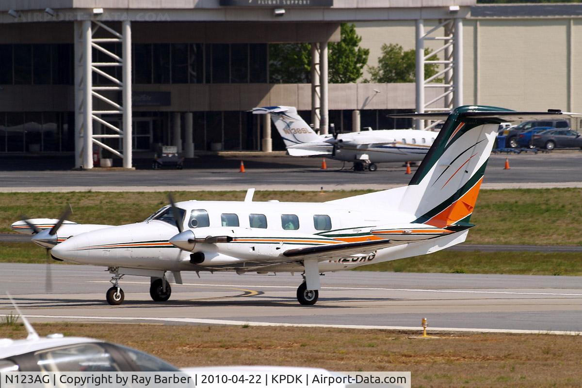 N123AG, 1981 Piper PA-42 Cheyenne III C/N 42-8001031, Piper PA-42 Cheyenne III [42-8001031] Atlanta-Dekalb Peachtree~N 22/04/2010