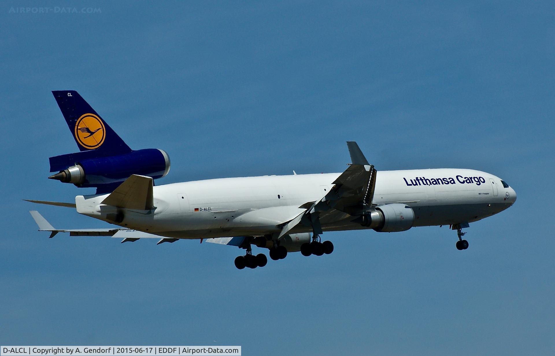 D-ALCL, 2000 McDonnell Douglas MD-11F C/N 48804, Lufthansa Cargo, seen here returning to its homebase at Frankfurt Rhein/Main(EDDF)