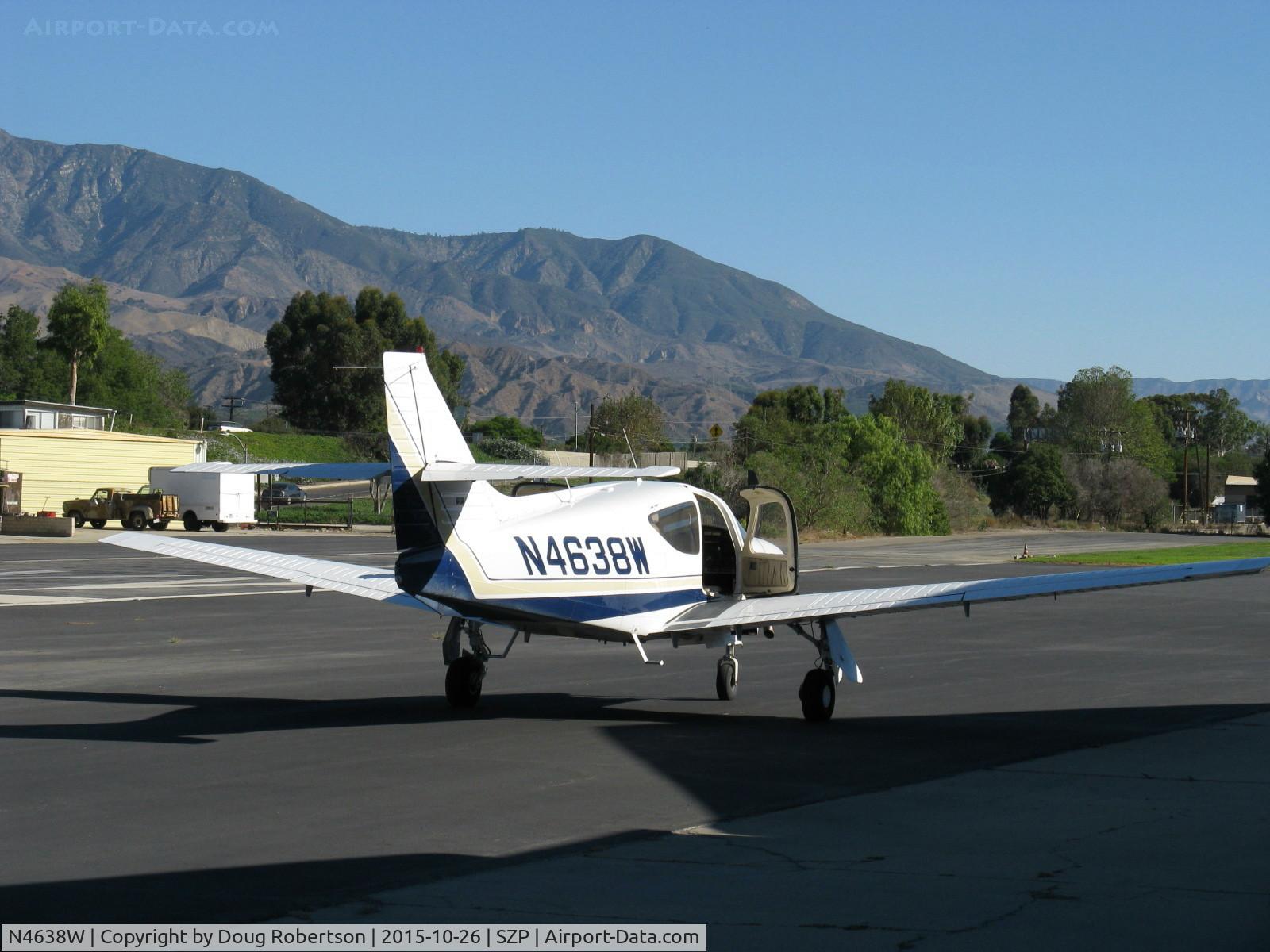 N4638W, 1977 Rockwell International 112TCA Commander C/N 13168, 1977 Rockwell 112TC-A TURBO ALPINE COMMANDER, Lycoming TIO-360-C1A6D 210 Hp, cruciform tail, retractable gear