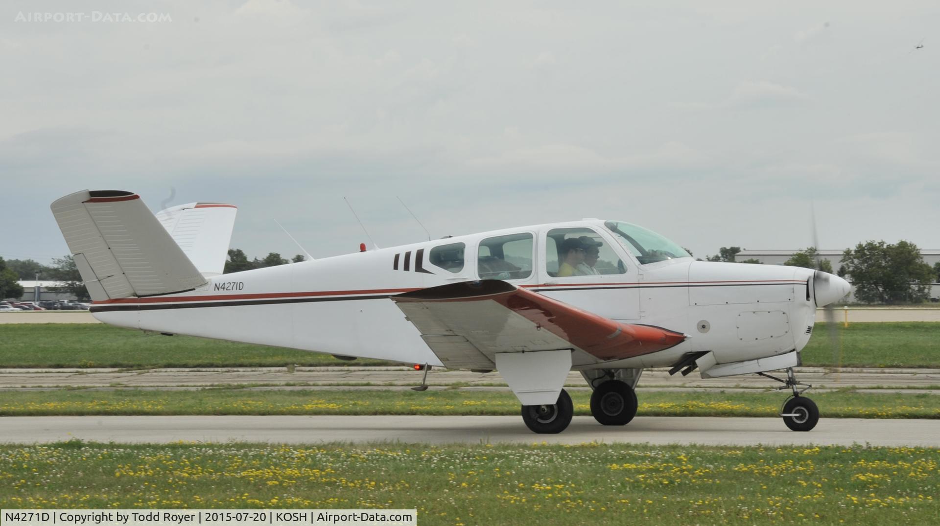 N4271D, 1956 Beech G35 Bonanza C/N D-4496, Airventure 2015