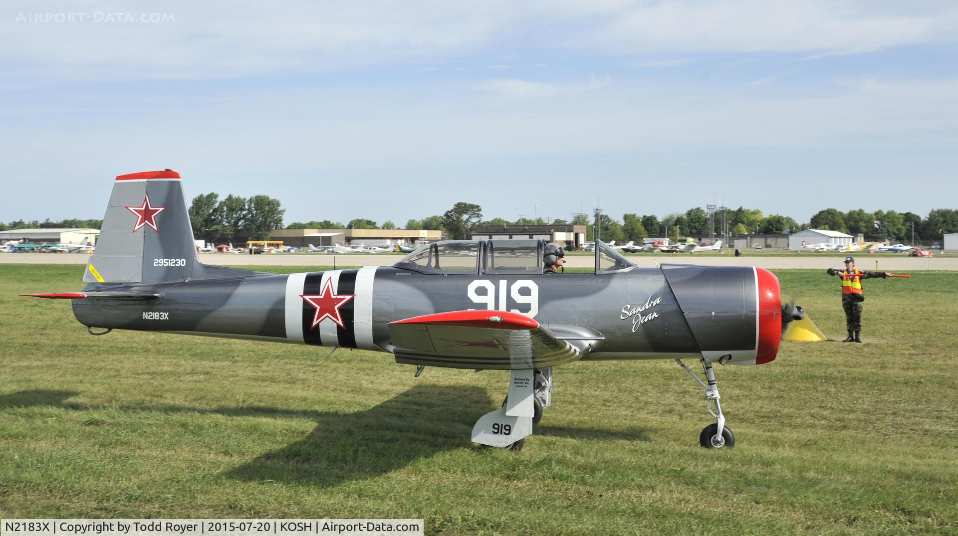 N2183X, Nanchang CJ-6 C/N 2951230, Airventure 2015