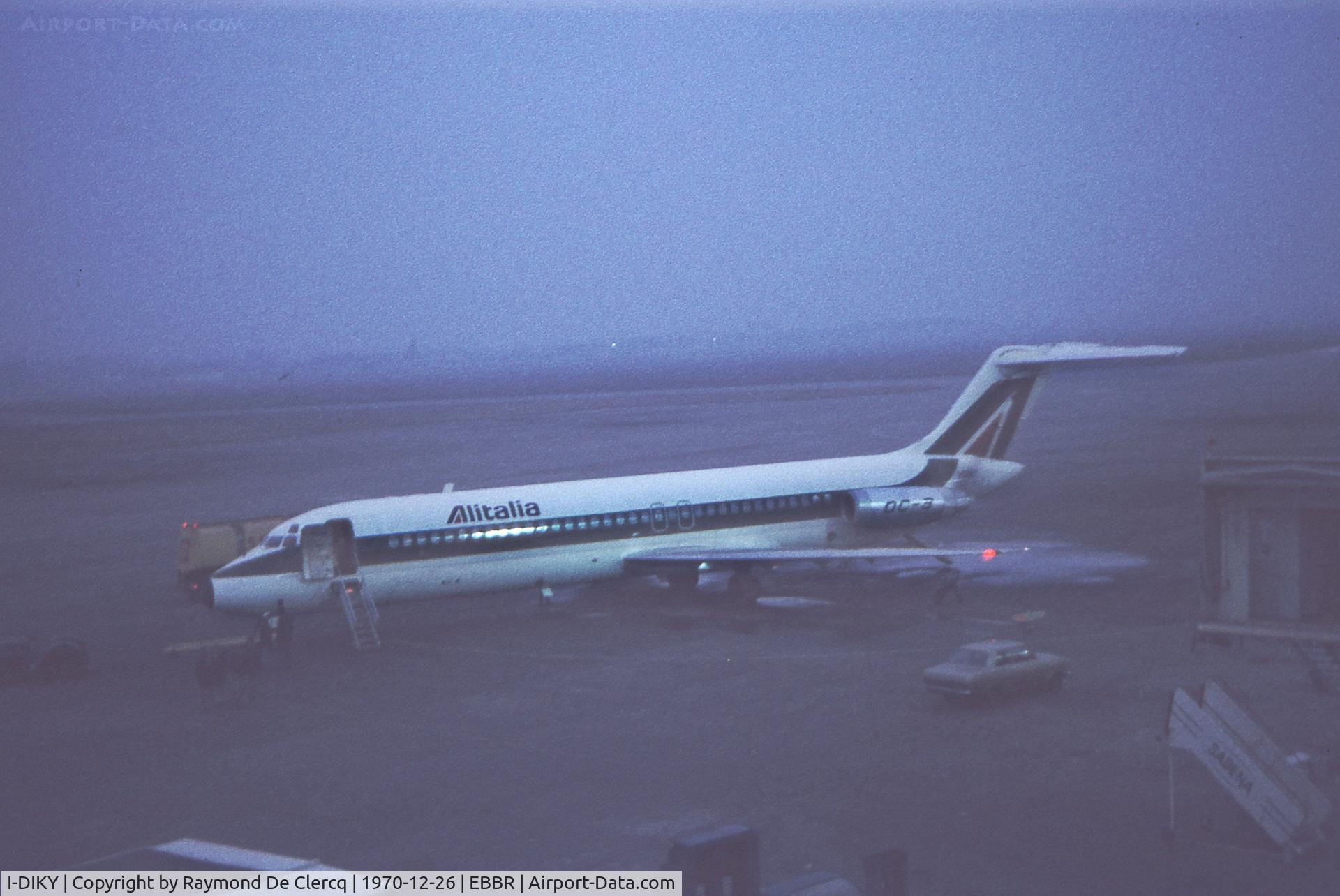 I-DIKY, 1968 Douglas DC-9-32 C/N 47232, Brussels airport.