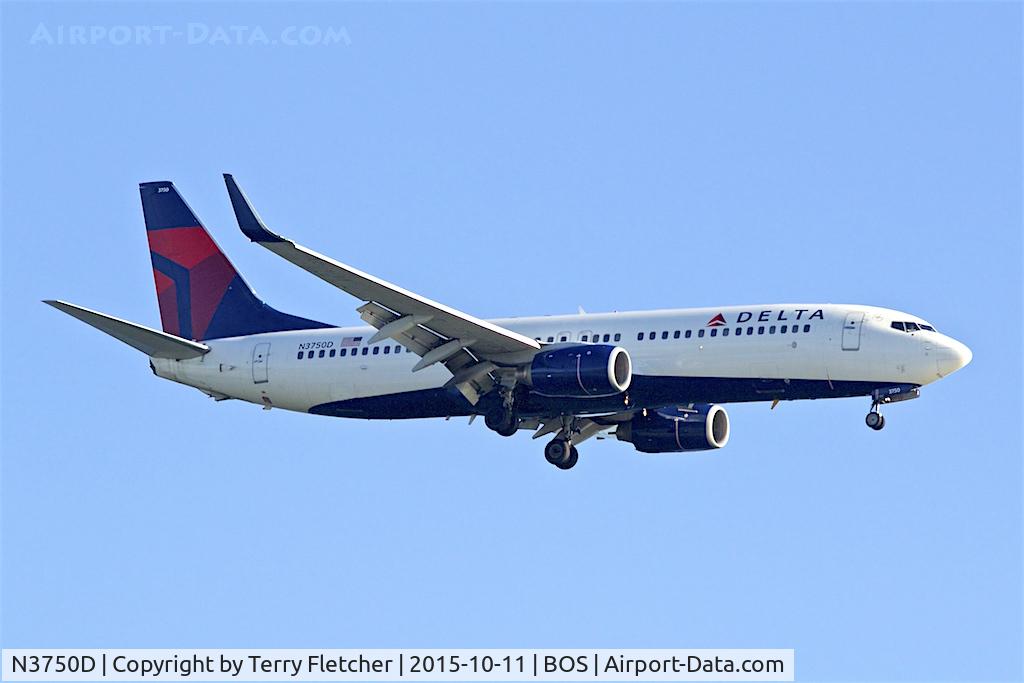 N3750D, 2001 Boeing 737-832 C/N 32375, Delta Airlines - 2001 Boeing 737-832, c/n: 32375