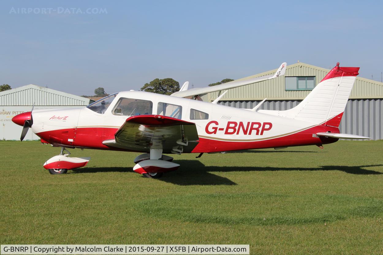 G-BNRP, 1977 Piper PA-28-181 Cherokee Archer II C/N 28-7790528, Piper PA-28-181 Cherokee Archer II, Fishburn Airfield, September 27th 2015.