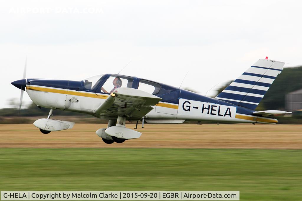 G-HELA, 1980 Socata TB-10 Tobago C/N 135, Socata TB-10 Tobago at The Real Aeroplane Club's Helicopter Fly-In, Breighton Airfield, September 20th 2015.