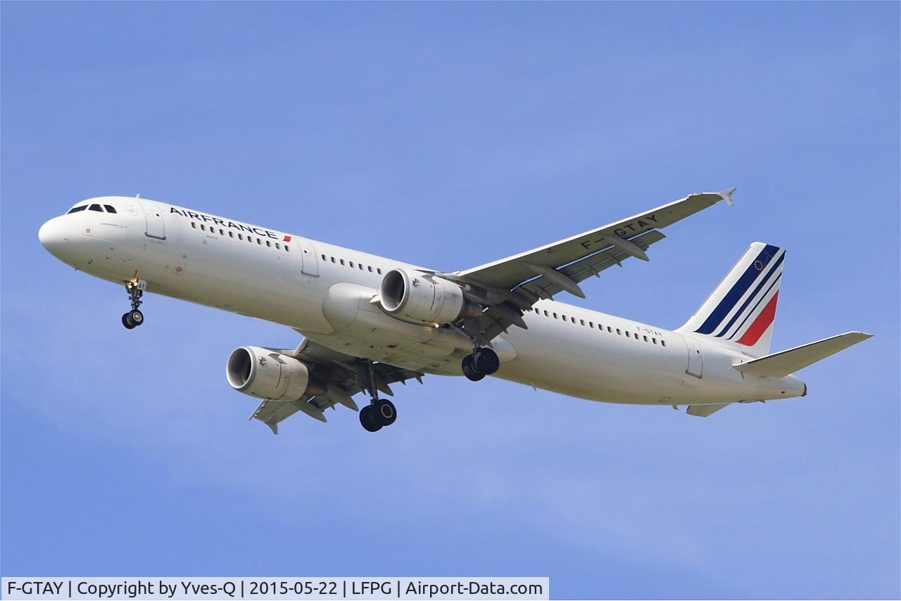F-GTAY, 2010 Airbus A321-212 C/N 4251, Airbus A321-212, Short approach rwy 27R, Roissy Charles De Gaulle Airport (LFPG-CDG)