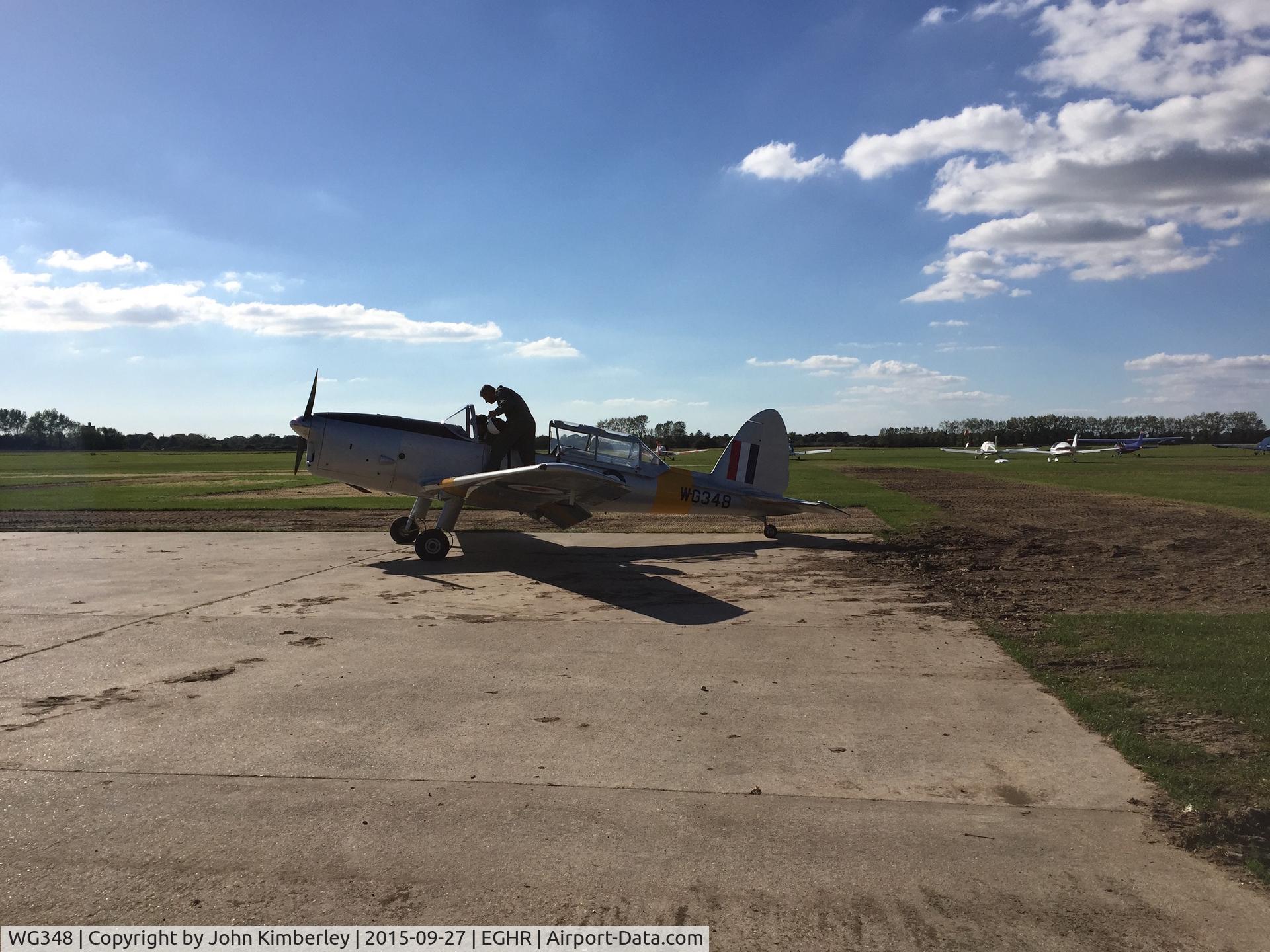 WG348, 1951 De Havilland DHC-1 Chipmunk T.10 C/N C1/0432, Spotted before flight.