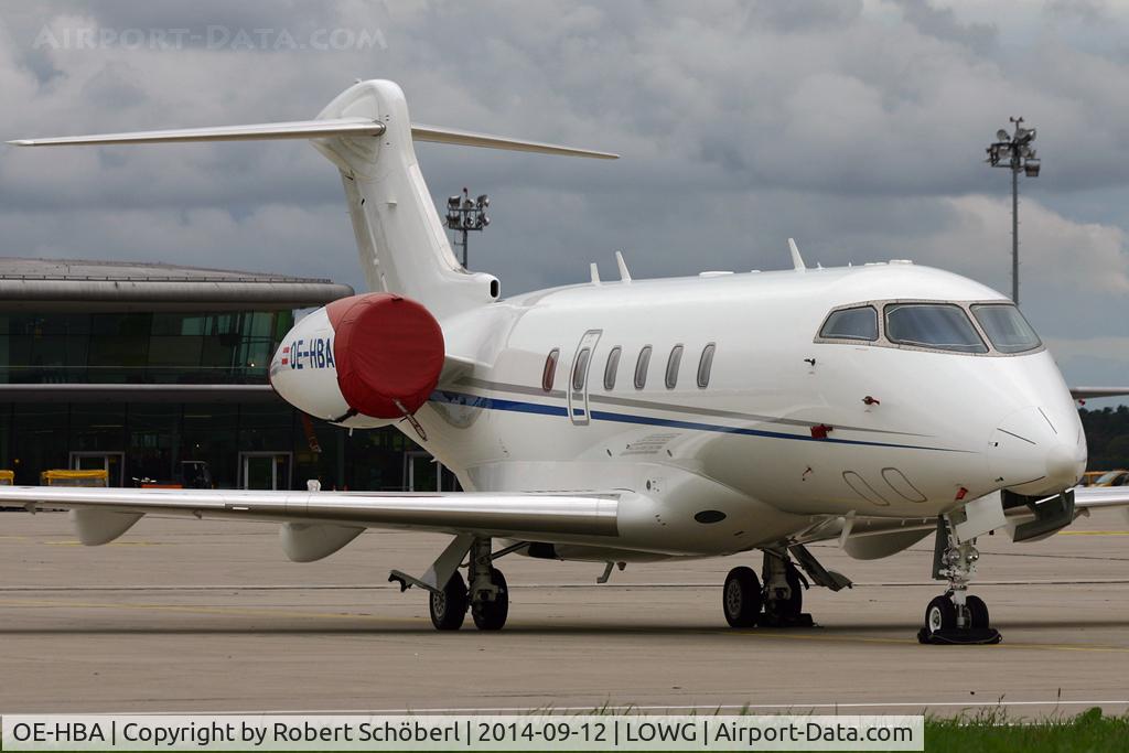 OE-HBA, 2009 Bombardier Challenger 300 (BD-100-1A10) C/N 20317, OE-HBA @ LOWG